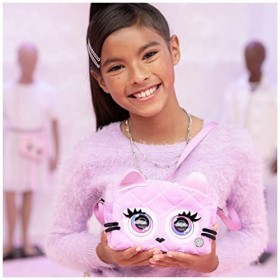 Purse Pets Fille, Interaktives Haustier Handtasche Cattitude mit über 30 Geräuschen und Reaktionen, Kinderspielzeug für Mädch