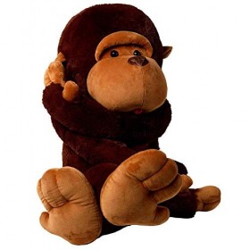 YunNasi Peluche Géant Singe Animal Jouets Cuddle Orang-outan Cadeau pour Petite Amie et Anniversaire
