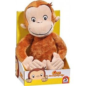 Schmidt Spiele- Peluche Coco Le Singe Curieux 26 cm, 42740, coloré