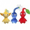 MayDee Pikmin Jouets en Peluche 3 Pièces Pikmin Fleurs Peluches Cute Pikmin Peluche Poupée Jouets pour Enfants