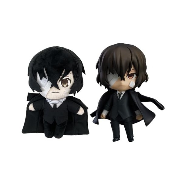 Xinchangda Bungo Stray Dogs Peluche Nakahara Chuuya/Ranpo Edogawa Dessin animé mignon en peluche périphérique Cadeau de colle