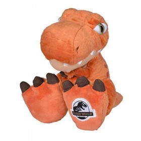 NICOTOY 6305875204 Jurassic World, Dinosaure, T-Rex, Orange, 46 cm, Peluche, 0m+