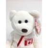 TY Beanie Baby - Peluche Animaux - Mapple lOurs Blanc du Canada