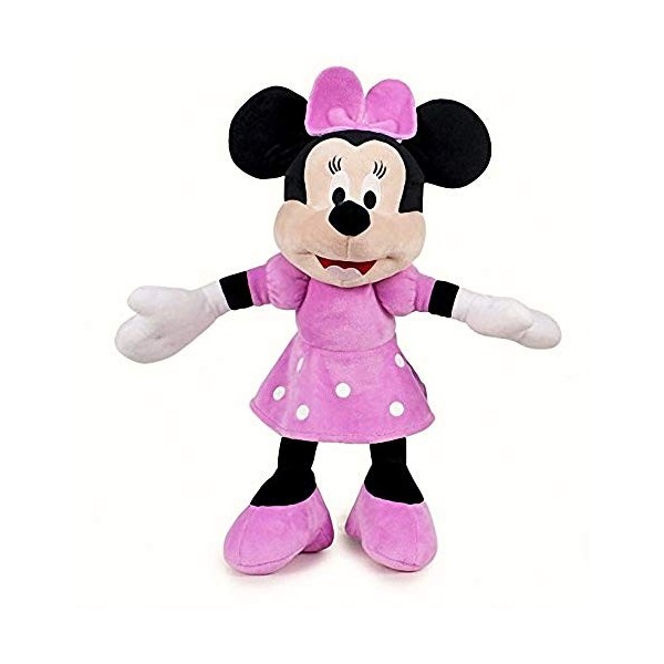 Peluche Disney Minnie Mouse Supersoft 40 cm Debout / 30 cm Assis