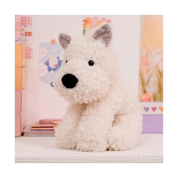 GagaLu Mignon Moelleux West Highlands White Terrier Peluche Jouet Doux Chiot Peluche Jouet en Peluche Réaliste Animal Poupée 