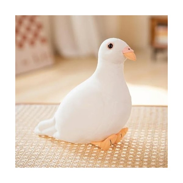 EacTEL Pigeon Peluche Haute Qualité Doux Réaliste Pigeon Oiseau Peluche Animal Peluche Jouet Modèle Cadeau Anniversaire Cadea