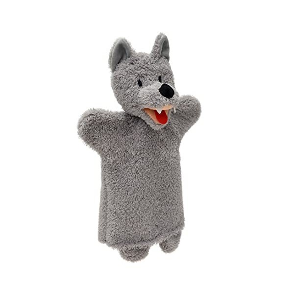 Marionnette à Main Loup Louve Le Petit Chaperon Rouge Zoo Jouet en Peluche Animaux en Peluche pour Garçons Filles Jouet Inter