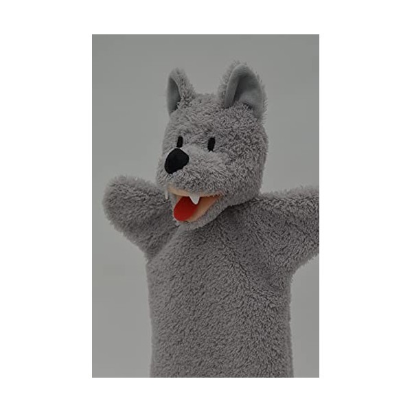 Marionnette à Main Loup Louve Le Petit Chaperon Rouge Zoo Jouet en Peluche Animaux en Peluche pour Garçons Filles Jouet Inter