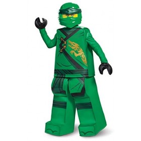 Disguise Lego Déguisement Enfant Ninjago, Déguisement Ninja Enfant Vert Taille M