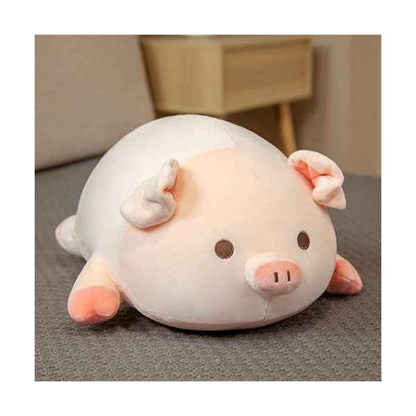 DHESSO 40 cm-80 cm Dessin animé Gros jetée Cochon en Peluche Fille Gros Cochon Grand Oreiller Doux Mignon décoration de Chamb