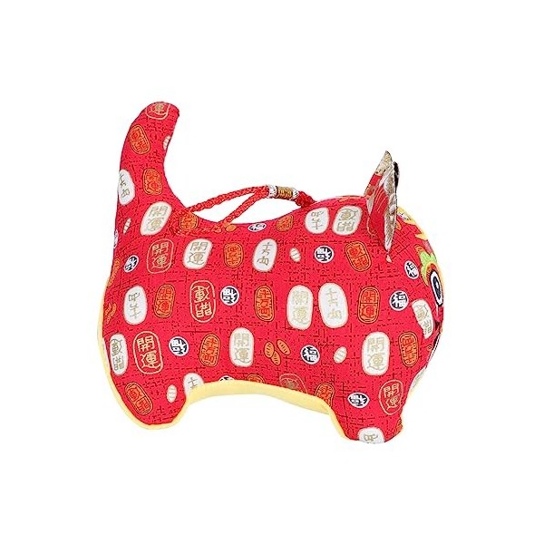 Toyvian 2 Pièces Année De La Poupée Tigre Pompons De Porcistas Tigre en Peluche Jouet De Poupée Animale Jouet Année du Tigre