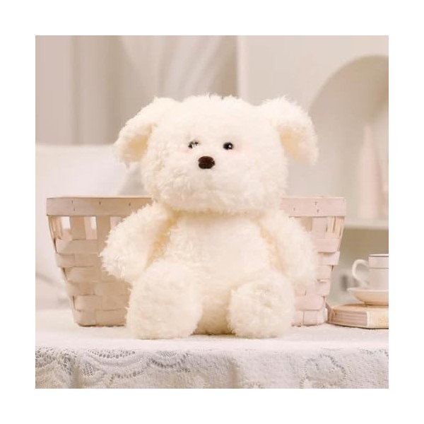 EacTEL Chien poupée colorée en peluche peluche peluche chien en peluche pour enfants cadeau danniversaire 30 cm 3