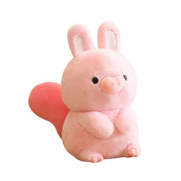 HYSTERIA Jouets en Peluche Mignon Lapin Cochon Poupée Enfants Chiffon Poupée en Peluche Jouet Rose Cochon Lapin Fille Cadeau 