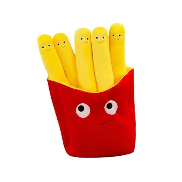 Dessin animé Un Sac de Frites drôle en Peluche en Peluche Chips Mignon Nourriture câlin Oreiller Enfants Jouet éducatif inter