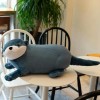 Reallife Loutre de rivière eurasienne Jouet en Peluche Animal Sauvage réaliste poupée en Peluche Doux Belle Paresseux Jouets 