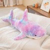 SaruEL Peluche Requin Mignon géant Peluche Animal poupée en Peluche Enfants Cadeau d’Anniversaire Cadeau de Noël 80cm 4