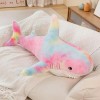 SaruEL Peluche Requin Mignon géant Peluche Animal poupée en Peluche Enfants Cadeau d’Anniversaire Cadeau de Noël 80cm 4