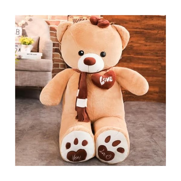 Câlin Ours Poupée Ours en Peluche Mignon Peluche Ours en Peluche Fille Lit Coussin Fille Cadeau D’Anniversaire Ours Amant Cad