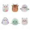 Squishville by Original Squishmallows Arctic Squad Plush - Six 2-inch Squishmallows Plush Including Gabby, Asher, Nadine, Tom