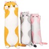 shownicer Peluche chat - Coussin en peluche kawaii - Coussin en peluche - Jouet chaton - Cadeau pour enfants et filles de 12 