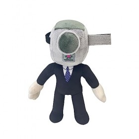 4 Pièces/Ensemble Skibidi Toilette en Peluche, Anime Skibidi Toilette Dessin Animé Doux en Peluche Mignon Peluche Poupée pour