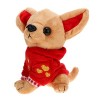 TOYANDONA 3 Pièces Figurines pour Enfants Jouet Chiot Jouet pour Chien Chihuahua Poupée en Peluche Jouet Pelucheux pour Chien