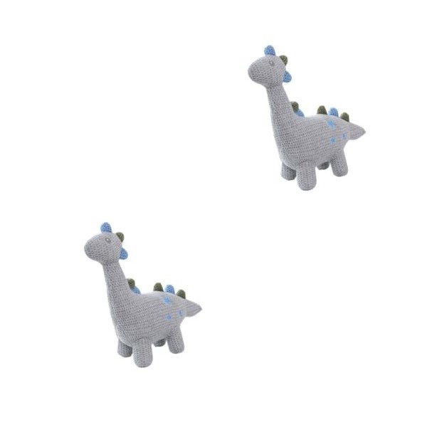 ABOOFAN 2 Pièces Chiens en Peluche pour Enfants Beaux Jouets en Peluche Dinosaure Jouets en Peluche Animal Enfant