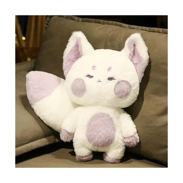 EacTEL Big Tail Fox Doll Peluche Jouet Peluche Dessin Animé Animal Rêve en Peluche Décoration Coussin Cadeau Anniversaire Cad