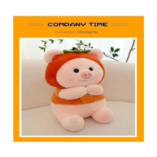 SNUFF Jouet en Peluche Ruyi – poupée en Peluche Cochon de Dessin animé, Oreiller créatif et Mignon, Coussin de Chevet, Cadeau