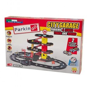 Grandi Giochi - Garage 4 Niveaux avec Piste et 2 Voitures incluses - GIAV00559