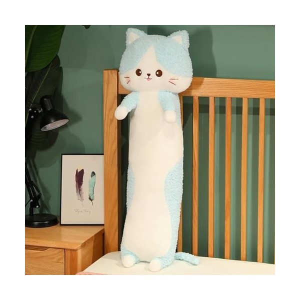 NOpinz Coussin en Peluche, Chat en Peluche Mignon, Jouet en Peluche, canapé de Dessin animé, Coussin Petit ami, poupée Animal