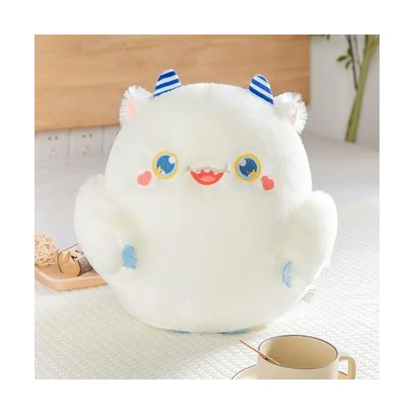 NOpinz Nouveau Fourrure Grands Yeux Peluche Jouet Doux Mignon en Peluche Poupée Oreiller Canapé Coussin Enfants Cadeau D’Anni