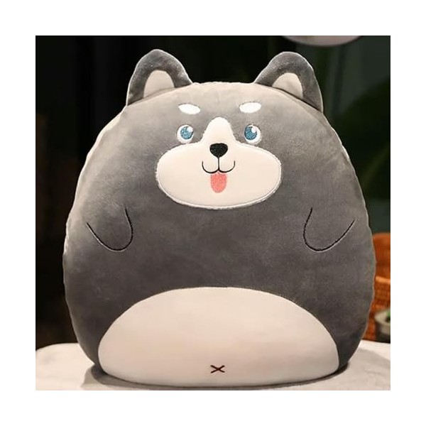 NOpinz Une variété de Styles Lapin Cochon Poulet Oreiller en Peluche avec Couverture Doux Dessin animé Animal Dinosaure Husky