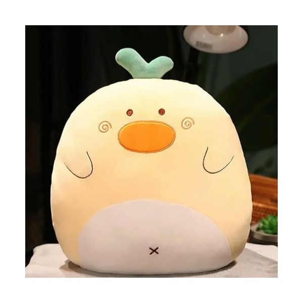 NOpinz Une variété de Styles Lapin Cochon Poulet Oreiller en Peluche avec Couverture Doux Dessin animé Animal Dinosaure Husky