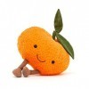 Jellycat Peluche Amuseable Clementine Small - L: 12 cm x l : 12 cm x H: 9 cm