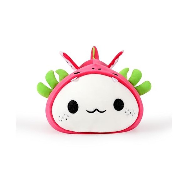 shownicer Peluche axolotl Kawaii Axolotl - Jouet - Cadeau pour enfants filles de 3 ans et plus fruit du dragon, 50 cm 