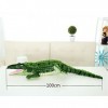 Tikwisdom Adorable peluche crocodile vert de 100 cm, grands animaux en peluche