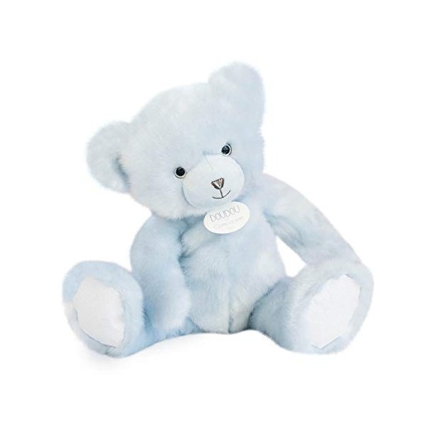 Doudou et Compagnie - Ours En Peluche Paillettes - 37 cm - Ciel - Ours Collection - DC3585