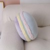 Nouveau Macaron De Couleur Unie Rond Gâteau Créatif en Peluche Poupée Coussin Cadeau Décoration De La Maison Anniversaire Cad