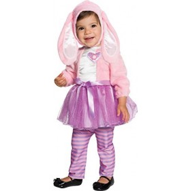 Rubies IT510520-TODD Costume Lapin Rose pour Enfant Multicolore