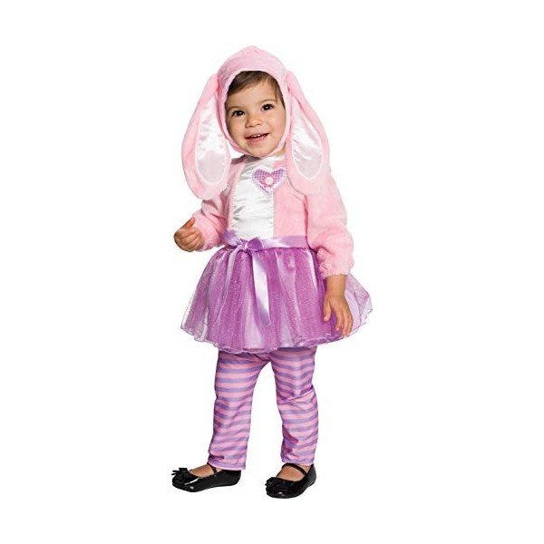 Rubies IT510520-TODD Costume Lapin Rose pour Enfant Multicolore