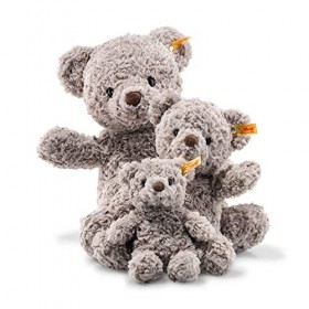 Steiff Soft Cuddly Friends Ours Teddy Honey - 113420 - Gris Clair - 28 cm