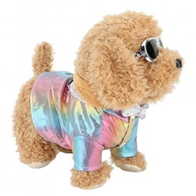 Alomejor Jouet électronique Interactif pour Chien, Jouet électronique Interactif pour Chien de Compagnie, Chiot en Peluche Ch