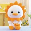 Géant Mignon Dessin animé Canard en Peluche Jouet Tournesol Canard Sourire poupée Anniversaire Cadeau de Noël pour Les Enfant