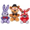 QJIRZB Bear Fazbear + Nightmare Bonnie Set Five Nights Game Plush Set FNAF Plushies FNAF Toys Sister Location for Kids Christ