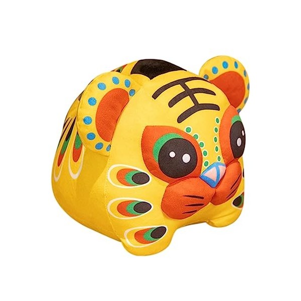 Toyvian Poupée Peluche Mascotte du Nouvel an Chinois Jouet Étreignant De Dessin Animé Doux Oreillers Câlins Ornement De Tigre