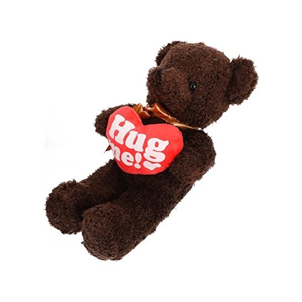 ibasenice Poupée Ours damour Bébé Ornement en Peluche Hug Me Peluche Saint Valentin Ours Mignons Embrasse-Moi Animal en Pelu