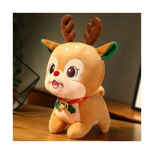 EacTEL Noël Peluches, Bonhomme de Neige, Sapin de Noël, père Noël, Renne, Animaux en Peluche, Peluches, oreillers, Anniversai