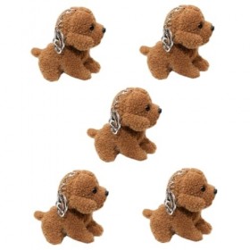 Totority 30 Pcs Porte-Clés Mini Chien en Peluche Porte-Clés Chiot Porte-Clés Chiot Animal en Peluche Porte-Clés Chien Porte-C