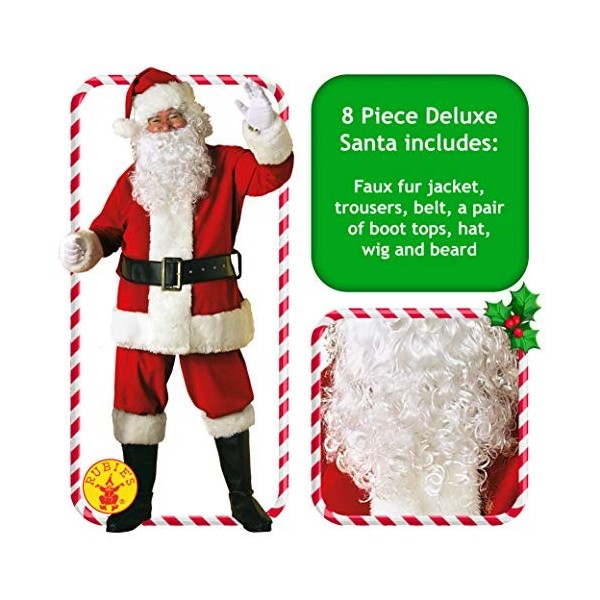 Rubies Deluxe Velour Santa Suit